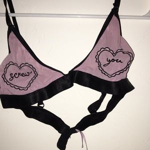 Pink bralatte (mesh)